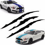 Stripe Marks Headlight Decal Car Stickers