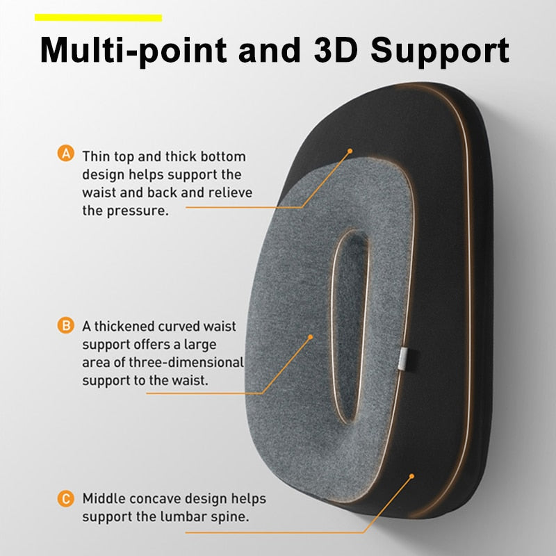 Car Headrest Waist Pillow