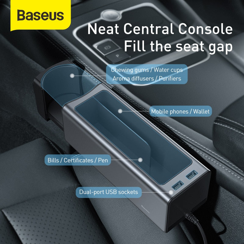Auto Seat Crevice Gaps Storage Box