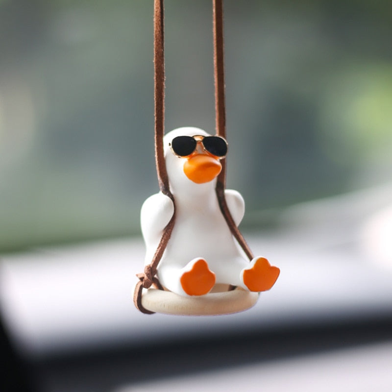 Swing Duck Pendant Auto Rearview Mirror