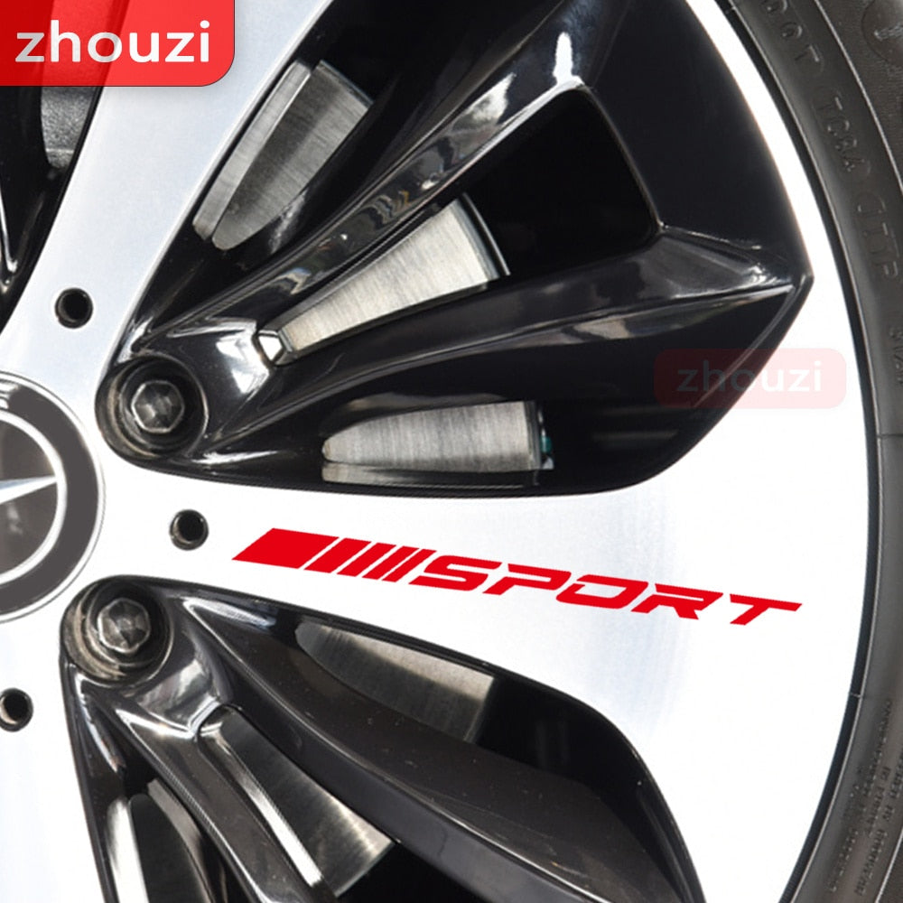 Universal Styling Car Wheel Stickers