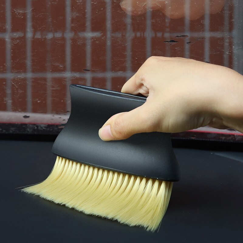 Car interior sweeping dust soft brush