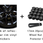 Reflective Car Wheel Rim Vinyl Stickers