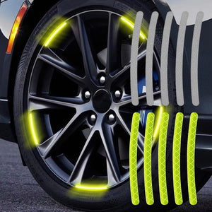 Car Wheel Hub Reflective Sticker